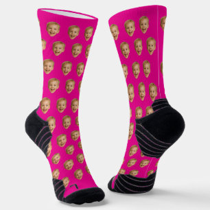 Geschenk nach Maß, Personalisiertes Gesicht, Foto, Socken