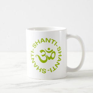 Geschenk OM Shanti Shanti Shanti Kaffeetasse