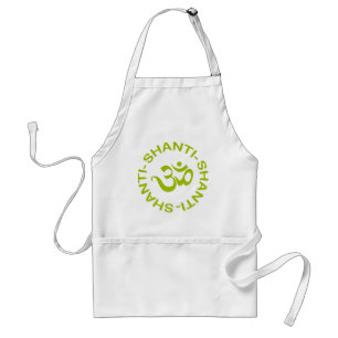Geschenk OM Shanti Shanti Shanti Schürze