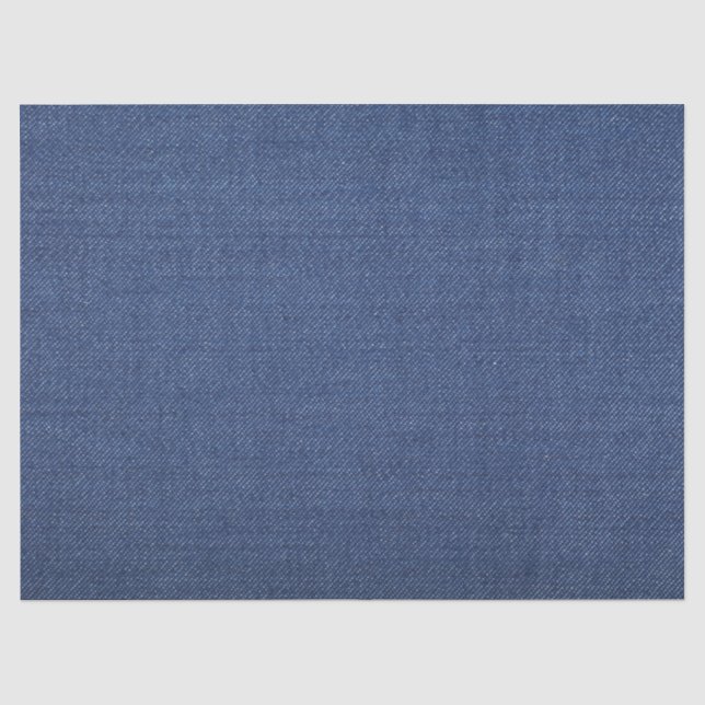 Geschenk-Seidenpapier mit Blue Jeans, Denimgewebe Seidenpapier (Vorderseite)