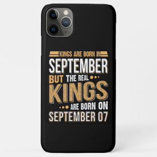 Geschenk September Könige sind im September 07 G Case-Mate iPhone Hülle