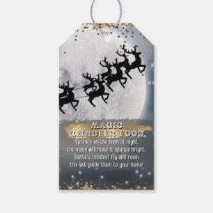 Geschenk-Tag - Dezember - Magic Rentier Food Geschenkanhänger
