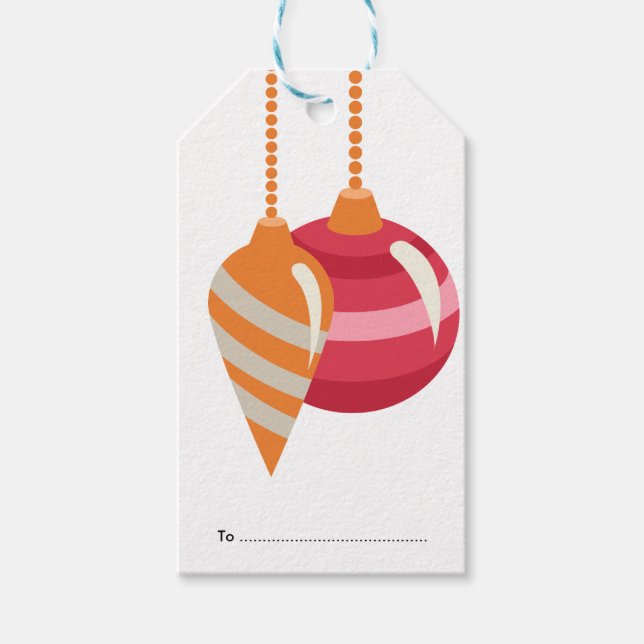 Geschenk-Tag - Weihnachtsgeschenk Geschenkanhänger (Vorderseite)