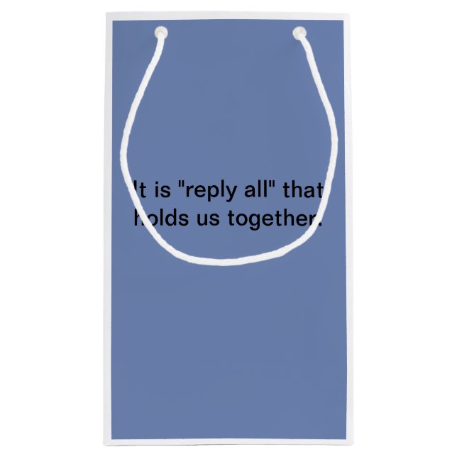 Geschenk-Tasche Kleine Geschenktüte (Rückseite)