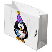 Geschenk-Tasche. Penguin.