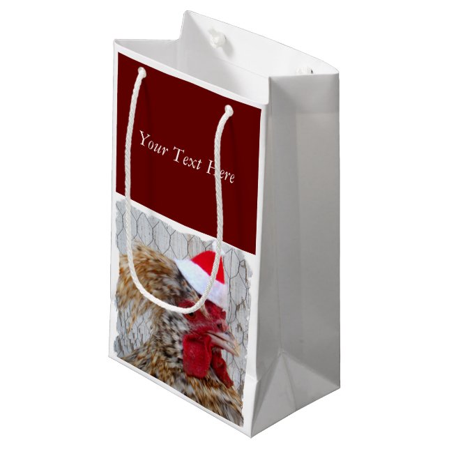Geschenk-Tasche - Sankt-Hahn Kleine Geschenktüte (Vorderseite Schrägansicht)