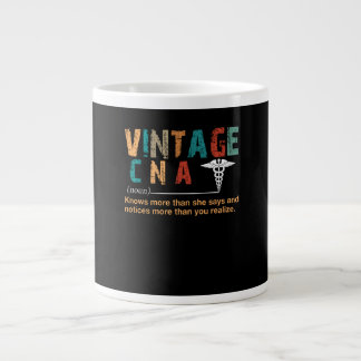 Geschenk| Vintages CNA Sinnvolles Geschenk Jumbo-Tasse