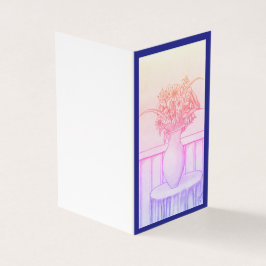 Geschenk von Blume - Blau