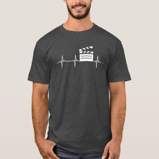 Geschenk von Directors Clapboard Heartbeat T-Shirt