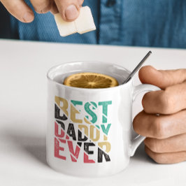 Geschenk von einem Kind zu Daddy Best Daddy je Kaffeetasse