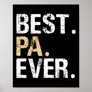 Geschenk von Enkelin Enkel Best Pa  Poster