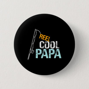 Geschenk von Enkelin Enkelsohn Reel Cool Papa  Button