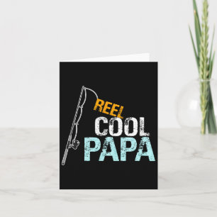 Geschenk von Enkelin Enkelsohn Reel Cool Papa  Karte