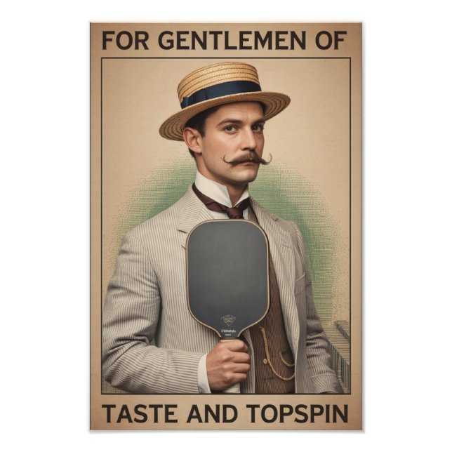 Geschenk von Pickleball für Gentlemen des Geschmac Fotodruck (Vorne)