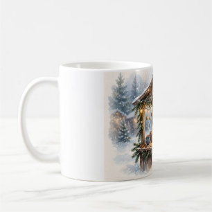 Geschenk Wasserfarben Glühwein Weihnachtsmarktstan Kaffeetasse