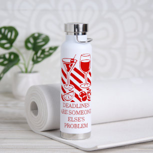 Geschenk Wasserflasche für den pensionierten Bürol Trinkflasche