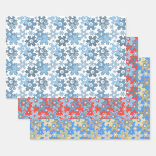 Geschenk, Weihnachtspapier, Verpackung, Weihnachts Geschenkpapier Set