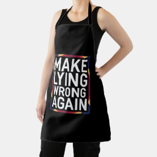 Geschenk Widerstehen Anti-Trump: Lügen wieder fals Schürze
