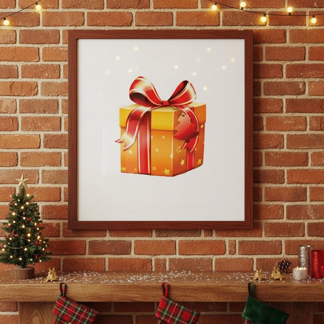 Geschenk Wrapped Present Poster (Von Creator hochgeladen)