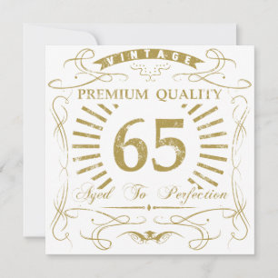 Geschenk zum 65. Geburtstag Karte