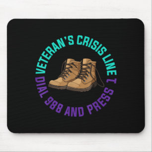 Geschenk zum Amerikanischen Veteranen-Bewusstseins Mousepad