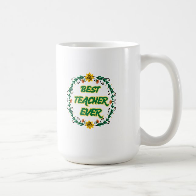 Geschenk zum Dank an den Lehrer Kaffeetasse (Rechts)