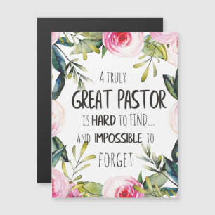 Geschenk zum Dank an den Pastor Zitat zur Wertschä Magnetkarte