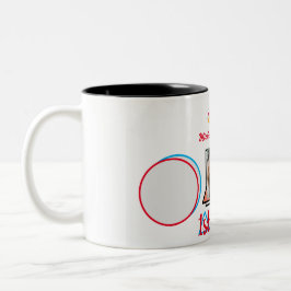 Geschenk zum ersten Hochzeitstag Modernes Personal Zweifarbige Tasse