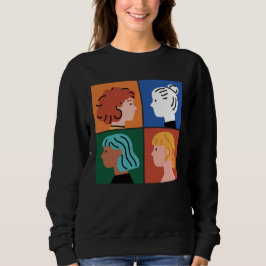 Geschenk zum internationalen Frauentag: weibliche Sweatshirt