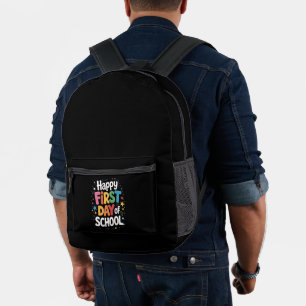 Geschenk zum Lehrerleben Glücklicher erster Schult Bedruckter Rucksack