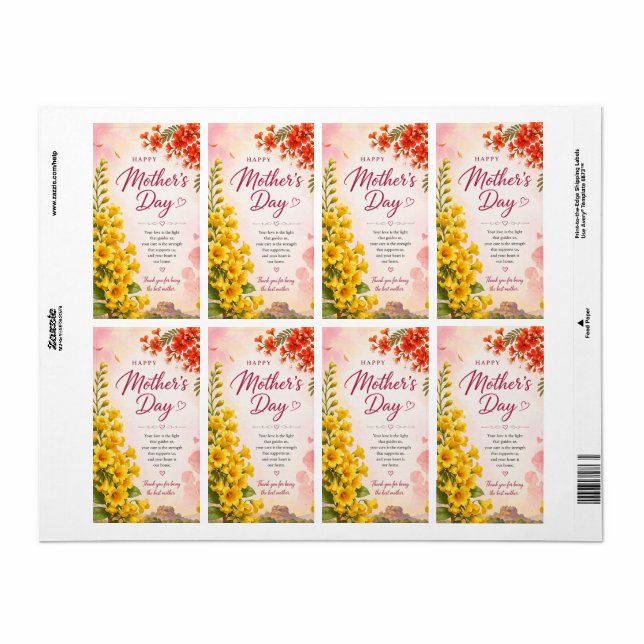 GESCHENK ZUM MUTTERTAG  (Vorne)