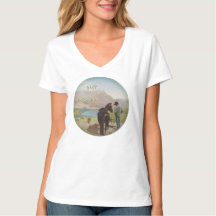 Geschenk zum Planeten - das t'shirt der Frau