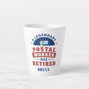 Geschenk zum Ruhestand für Postbeamte Andenken Milchtasse