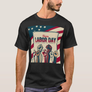 Geschenk zum Vintage Labor Day Celebration T-Shirt