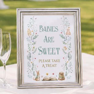 Geschenk zur Babyparty: Babys sind süß Poster
