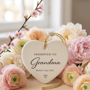 Geschenk zur Enthüllung der Schwangerschaft am Mut Keramik Ornament