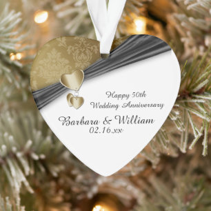 Geschenk zur goldenen Hochzeit Ornament