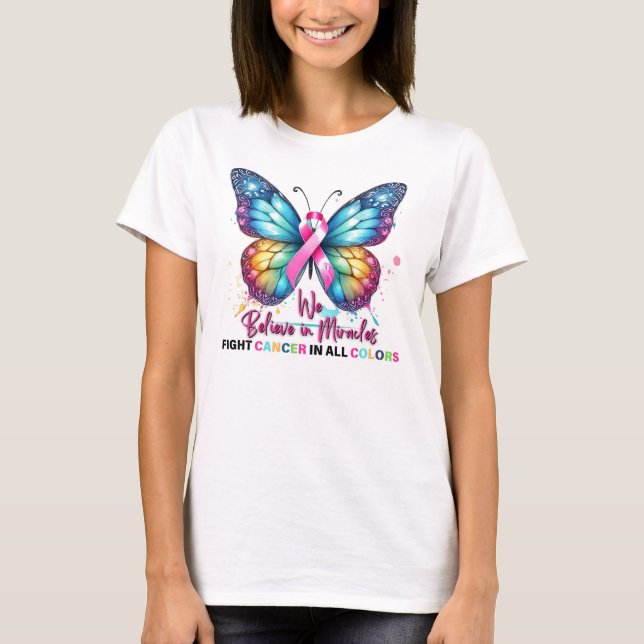 Geschenk zur Krebsunterstützung | Kampf gegen Kreb T-Shirt (Vorderseite)