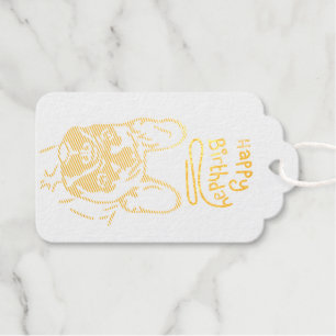 Geschenkanhänger aus Folie French Bulldog
