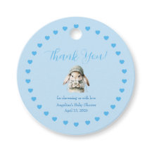 Geschenkanhänger für Baby-Jungen-Dusche