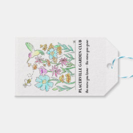 Geschenkanhänger für den Placerville Garden Club