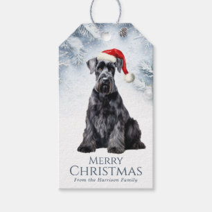 Geschenkanhänger für Riesenschnauzer-Hunde