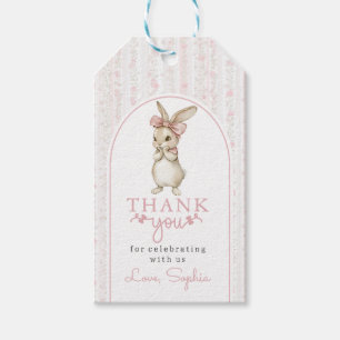Geschenkanhänger Geburtstag Pink Coquette Bunny