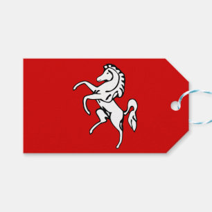 Geschenkanhänger mit der Flagge von Kent, England