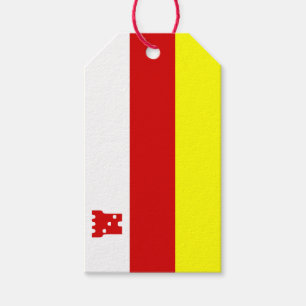 Geschenkanhänger mit Flagge von Santa Barbara, Kal