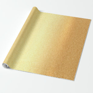 Geschenkartikel glänzendes Wrapping Paper Gold Loo Geschenkpapier