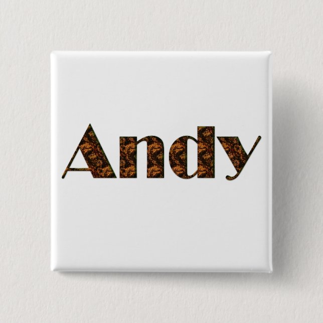 Geschenkartikel mit Andy-Namen Button (Vorderseite)