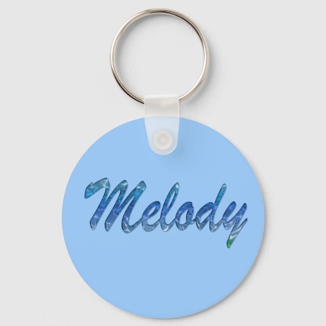 Geschenkartikel mit Melody Name Schlüsselanhänger (Vorderseite)