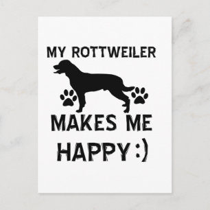 Geschenkartikel von Rottweiler Postkarte
