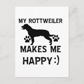 Geschenkartikel von Rottweiler Postkarte